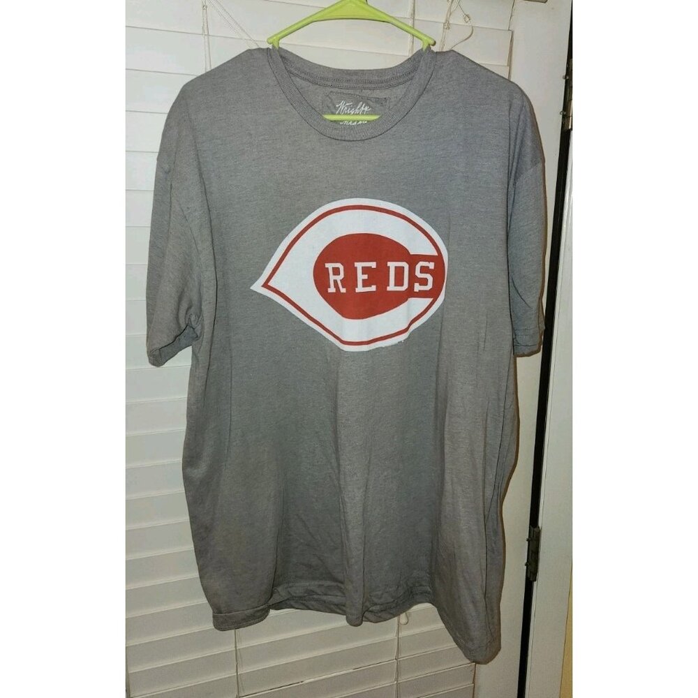 CINCINNATI REDS mlb Wright & Ditson Short Sleeve Shirt Size XL